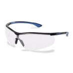 Uvex Schutzbrille sportstyle AR schwarz/blau - 9193838