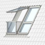 Velux GDL CABRIO Holz-Dachbalkonfenstersystem