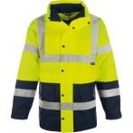 Vizwell Warnschutz-Kontrast-Parka 2in1