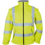 Vizwell Warnschutz-Softshelljacke