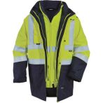 Vizwell Warnschutz-Kontrast-Parka 5in1