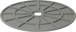 Volfi Bodenplatte BP-GKU 0/00-5/210 mm gummierter Kunststoff - ohne Stege