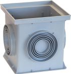 Volfi Kontrollschacht DP-FS3 300/300/300 Kunststoff begehbar, stapelbar