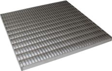 Volfi Drain-Plattenrost GR-E Edelstahl 400x400x20 mm, MW 30/11