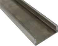 Volfi Kastenrinne KR-OL Aluminium ungelocht - 2 m Länge