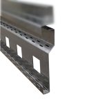 Volfi Platten-Halteprofil Unterteil Aluminium PHP-U20 200/45/2 mm - 2 m Länge