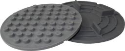 Volfi Platte VPN-GKU 10/140 mm mit Noppen, gummierter Kunststoff