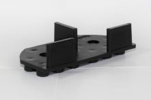 Volfi Plattenlager WK-UR 95/10 mm Kunststoff - 1/2 für Rand