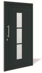 VTW Aluminium Haustür Modell 51002 Serie Line 1 inkl. Griff und E-öffner lose beigelegt