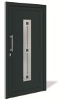 VTW Aluminium Haustür Modell 51008 Serie Line 1 inkl. Griff und E-öffner lose beigelegt