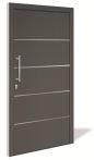 VTW Aluminium Haustür Modell 51026 Serie Line 2 inkl. Griff und E-öffner lose beigelegt