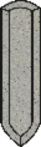 V&B Kehlsockel 2x10 cm UNIT THREE malaga - 2073 GT30