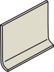 V&B Kehlsockel 10x15 cm PRO ARCHITECTURA weiß (R10) - 2498 PN80