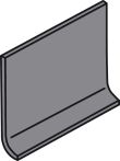 V&B Kehlsockel 10x15 cm PRO ARCHITECTURA grau 50% (R10) - 2498 PN82