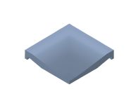 V&B Formteil 10x10 cm PRO ARCHITECTURA aquamarine medium (R10) - 2609 PN85