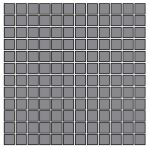 V&B Mosaik 3x3 cm PRO ARCHITECTURA grau 50% (R10) - 2702 PN82