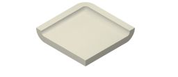 V&B Kehlsockel 5x5 cm PRO ARCHITECTURA weiß (R10) - 2765 PN80