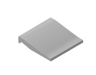 V&B Formteil 10x10 cm PRO ARCHITECTURA grau 25% (R10) - 3007 PN09