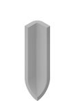 V&B Kehlsockel 2x10 cm PRO ARCHITECTURA grau 25% - 3296 PN09