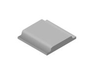 V&B Formteil 10x10 cm PRO ARCHITECTURA grau 25% - 3592 PN09