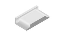 V&B Formteil 5x10 cm PRO ARCHITECTURA weiß - 3593 PN00