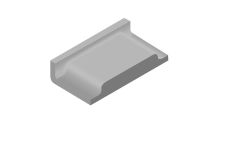 V&B Formteil 5x10 cm PRO ARCHITECTURA grau 25% - 3593 PN09
