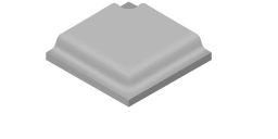 V&B Kehlsockel 10x10 cm PRO ARCHITECTURA grau 25% - 3594 PN09