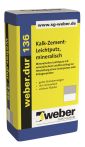 weber.dur 136 mineralischer Kalk-Zement-Leichputz, 30 Kg