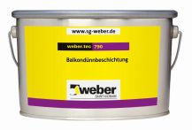 weber.tec 790 Balkondünnbeschichtung kieselgrau  - 6 Kg