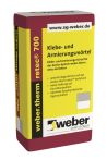 weber.therm retec® 700 Klebe- und Armierungsmörtel naturweiß 30 Kg