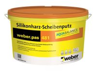 weber.pas 481 AquaBalance Silikon-Scheibenputz 25 Kg