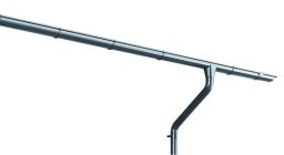 Weka Dachrinnenset 2 x 6,0 m verzinkt  (100.0316.00.00)