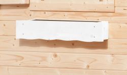 Weka Fensterblumenkasten weiss, 60 cm mit Einsatz