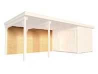 Weka Rückwand für Anbau 150 cm, natur unbehandelt (100.2415.10000)