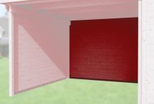 Weka Rückwand für Anbau 150 cm, rot (100.2415.13000)