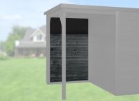Weka Rückwandpaket WekaLine anthrazit 150 cm, 2 Dosen Farbe anthrazit