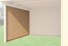 Weka Seitenwand 21 mm,Tiefe 235 cm, natur unbehandelt (100.2424.10010)