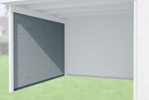 Weka Seitenwand 21 mm, Tiefe 235 cm, grau (100.2424.15010)