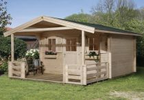 Weka Gartenhaus 110 B Gr.2, 380 x 580 cm, naturbelassen (110.3838.44.00)