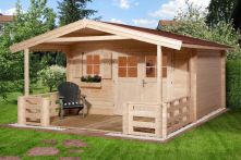 Weka Gartenhaus 111 B Gr.2, 28 mm, 380 x 500 cm, naturbelassen