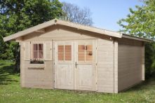 Weka Gartenhaus 111 Gr.3, 380 x 380 cm, naturbelassen (111.3838.10.00)