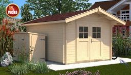 Weka Gartenhaus 112 A Gr.3, 300 x 300 cm, naturbelassen (112.3030.10.00)
