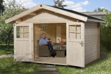 Weka Gartenhaus 112 A Gr.4, 300 x 380 cm, naturbelassen (112.3038.10.00)