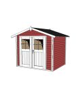 Weka Gartenhaus 122 Gr. 1,  241 x 205 cm, schwedenrot