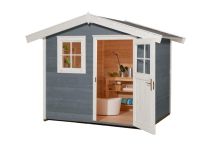Weka Gartenhaus 123 Gr. 1,  240 x 205 cm, grau