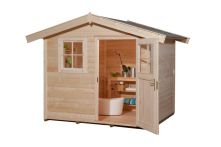Weka Gartenhaus 123 Gr. 4,  300 x 235 cm, natur