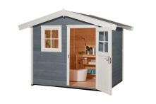 Weka Gartenhaus 123 Gr. 4, 300 x 235 cm, grau