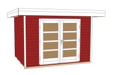 Weka Komfort Designhaus 126 Plus Gr. 2, 295 x 240 cm, schwedenrot