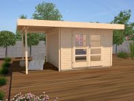 Weka Designhaus 126 A Gr.3, 445 x 300 cm, naturbelassen (126.3030.40101)