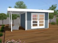 Weka Designhaus 126 A Gr.3, 445 x 300 cm, grau (126.3030.45101)